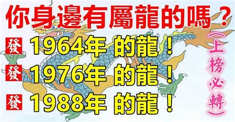 1964 龍|1964年生肖屬龍人一生運勢分析，以及注意事項